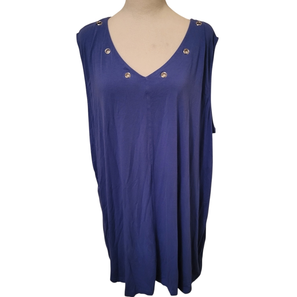 Catherines Any Wear Plus Tank Blue sz 2X
